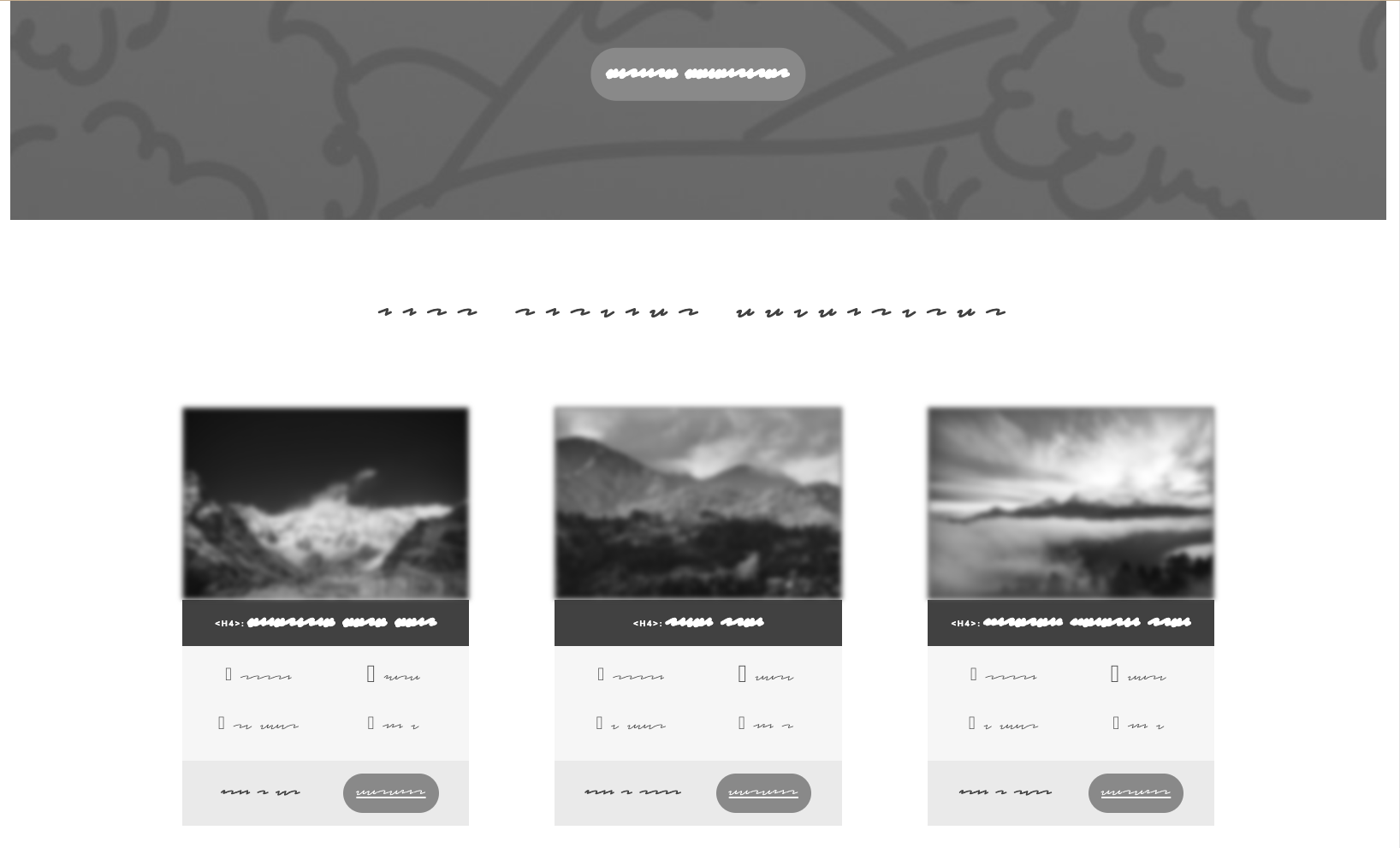 Wireframe destination Annapurna